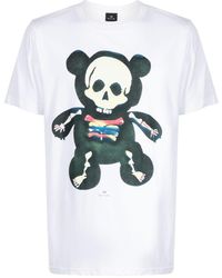 PS by Paul Smith - Skull-print Organic Cotton T-shirt - Lyst