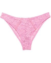 Fleur du Mal - Le Stretch Lace Cheeky Briefs - Lyst