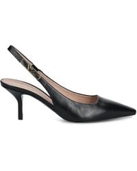 Emporio Armani - スリングバック レザーパンプス - Lyst