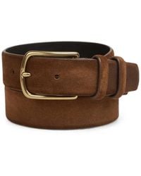 Officine Creative - Calf Suede Buckle-Fastening Belt - Lyst