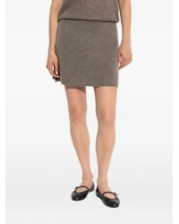Lisa Yang - Ribgebreide Mini-Rok - Lyst