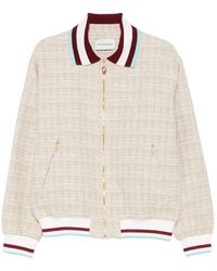 Drole de Monsieur - Veste Bomber En Tweed - Lyst