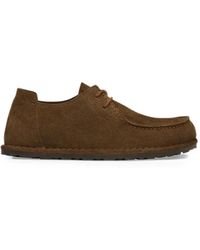 Birkenstock - Suede Lace-Up Loafers - Lyst