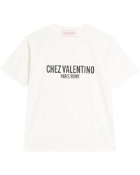 Valentino Garavani - Chez -Print T-Shirt - Lyst