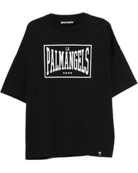 Palm Angels - Vintage Box Logo Printed Short-Sleeve T-Shirt - Lyst