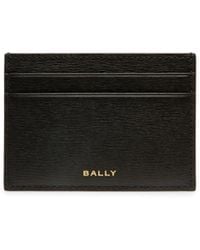 Bally - Graphic-print Leather Cardholder - Lyst