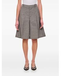 DURAZZI MILANO - Pleated High-Waist Shorts - Lyst