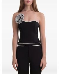 Contessa Mills - Helix Floral-Appliqué Top - Lyst