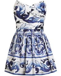 Dolce & Gabbana - Crochet Dress With Straps - Lyst