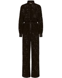Dolce & Gabbana - Lace Long Shirt Jumpsuit - Lyst