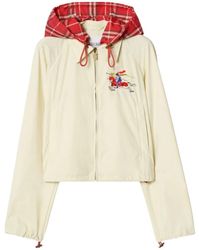 Burberry - Cropped Newcott Hooded Jacket - Lyst