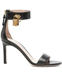 Tom Ford - 85Mm Padlock-Detail Sandals - Lyst