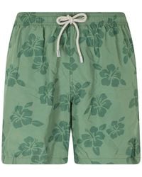 MC2 Saint Barth - Lighting Ultralight Hibiscus-Print Swim Shorts - Lyst