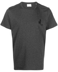 Isabel Marant - T-shirt en coton à logo poitrine - Lyst