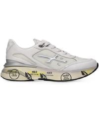 Premiata - Logo-Patch Panelled Sneakers - Lyst