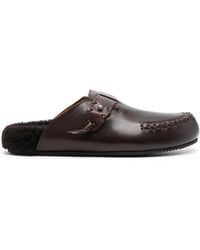 Buttero - Glamping Leather Slippers - Lyst