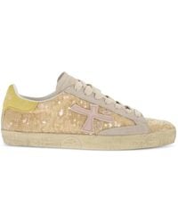 Premiata - Baskets À Croix En Sequins - Lyst