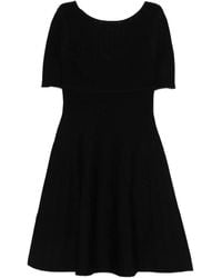 Hervé Léger - Short Sleeve Dress - Lyst
