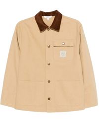 Sporty & Rich - Gaia Corduroy-Collar Jacket - Lyst