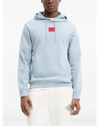HUGO - Hoodie mit Logo-Patch - Lyst