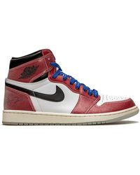 Nike - X Trophy Room Air 1 Retro High Og "with Blue Laces" Sneakers - Lyst