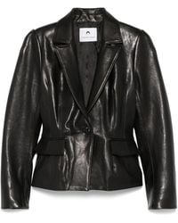 Marine Serre - Leather Jacket - Lyst