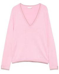 Liu Jo - V-Neck Sweater - Lyst