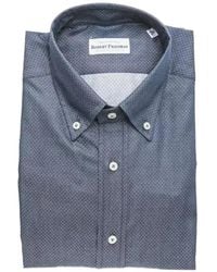 Robert Friedman - Mini-Dot Cotton Shirt - Lyst