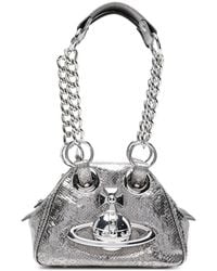 Vivienne Westwood - Orb Snakeskin-Effect Shoulder Bag - Lyst