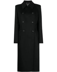 Alberta Ferretti - Abrigo Largo Con Doble Botonadura - Lyst