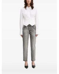 Miss Sixty - Cinched-Waist Poplin Shirt - Lyst