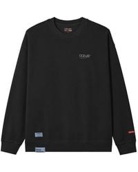 Izzue - Logo-Print Drop-Shoulder Sweatshirt - Lyst
