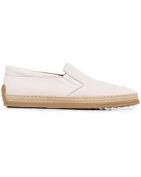 Tod's - Panelled Slip-on Sneakers - Lyst