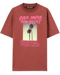 Palm Angels - Palm Dream Cotton T-Shirt - Lyst