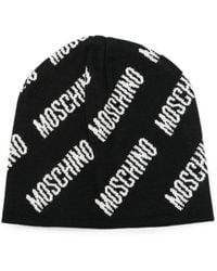 Moschino - Bonnet À Logo Imprimé - Lyst