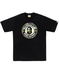 A Bathing Ape - Glitch Woodland Camo Busy Works T-Shirt - Lyst