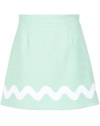 Patou - Skirt With Striped Details - Lyst