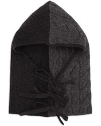 Ganni - Cable-Knit Balaclava - Lyst