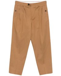 Paul Smith - Pleated Wide-Leg Trousers - Lyst