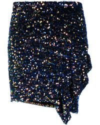 IRO - Sequin-embellished Asymmetric Miniskirt - Lyst