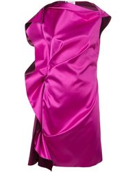 Lanvin Gerafftes Kleid - Pink