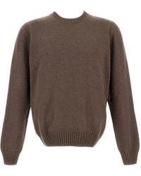 Gran Sasso - リブ カシミア クルーネックセーター - Lyst