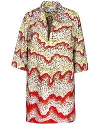 Atelier Vlisco - Bubble Waves Abstract-Print Mini Dress - Lyst