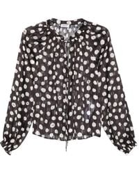 Liu Jo - Bluse mit Polka Dots - Lyst