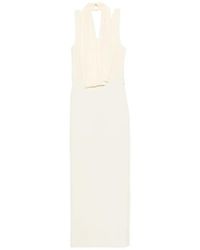 Patrizia Pepe - Draped Long Dress - Lyst