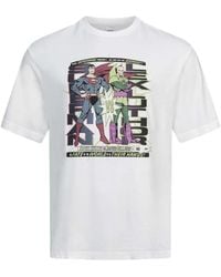 Reebok - X Dc Superman T-Shirt Met Grafische Print - Lyst