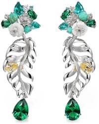 Anabela Chan - Orecchini Palm Con Pietre - Lyst