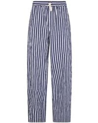 Nuur - Striped-Pattern Trousers - Lyst