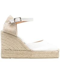 Castañer - Woven Wedge-Heel Espadrilles - Lyst