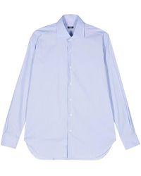 Barba Napoli - Poplin Cotton Shirt - Lyst